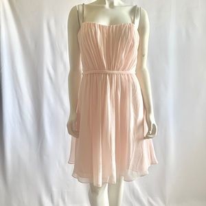 DAVID’S BRIDAL Petal Pink Bridesmaid Short Dress